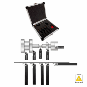 4 + 1 Piece Turning & Boring Bar Sets