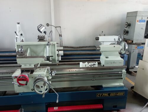 (SOLD) Yunan Heavy-Duty Lathe 4000mm Between Centres | 660 Swing | 105mm Bore – Fully Equipped