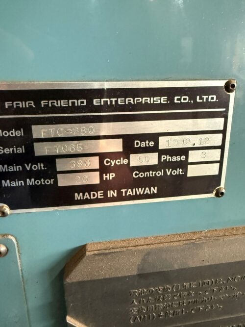 WhatsApp Image 2026-04-14 at 16.52.42 FEELER CNC Slant Bed Lathe – Fanuc OiT | 12-Station Turret | Hydraulic Chuck & Tailstock | Production CNC Turner
