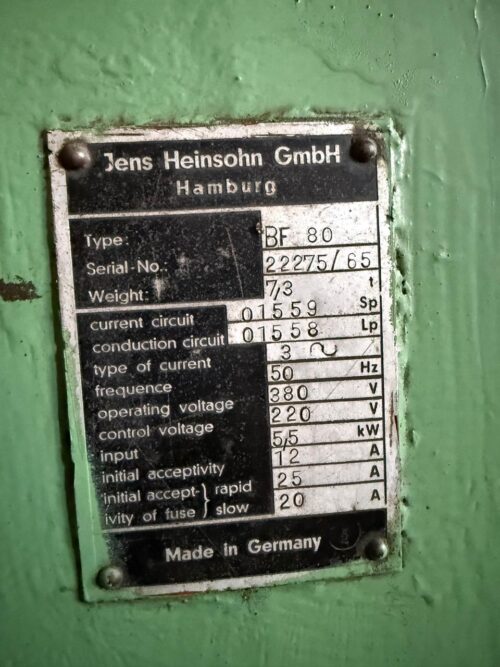 WhatsApp Image 2026-04-20 at 11.51.38 (1) Jens Heinsohn BF80 Horizontal Boring Mill – 80mm Spindle | Heavy Duty German Industrial Machine
