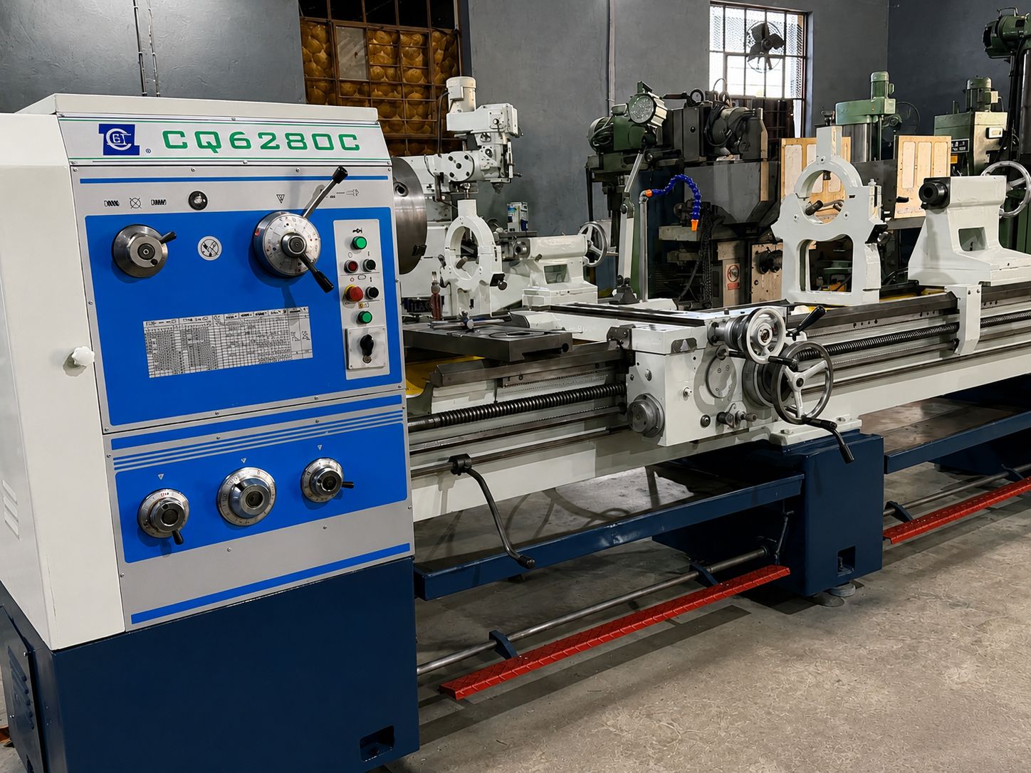 CQ6280C Geared Head Centre Lathe – 3000mm Between Centres | 800mm Swing