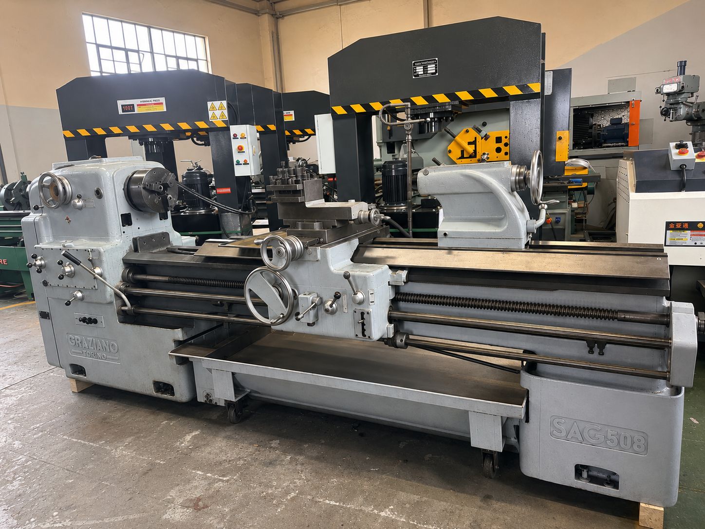 Graziano SAG 508 Precision Lathe – 2000mm Between Centres | 508mm Swing